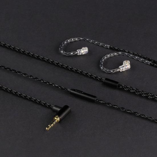 Износостойкий медный кабель для наушников JCALLY с плетеным штекером для наушников B/C/MMCX