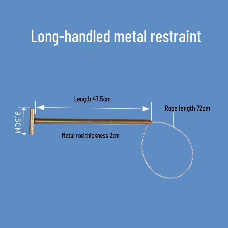 Свиная петля из нержавеющей стали с длинной/короткой ручкой для ветеринарного использования