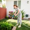 Wall-Mounted Watering Hose Reel 30 m x diameter 15 mm Automatic Retractable Water Hose Reel Automatic Grey