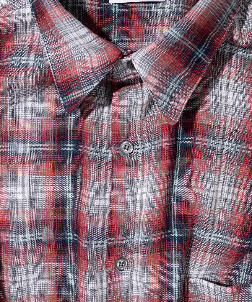 MASSNOUN Multi-Mix Check Shirt Msist002-Rd