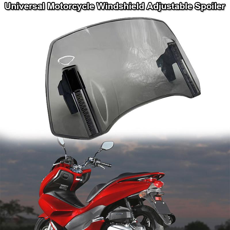 Подходит для HONDA PCX125 PCX150 PCX160 FORZA Z FAZE Silver Wing GT ABS, удлинение лобового стекла мотоцикла, регулируемый спойлер