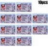 5-10 Cards Santa Claus Drivers Licence Merry Christmas Gift For Children Kids Favors 2025 New Year Party Decoration Supplies