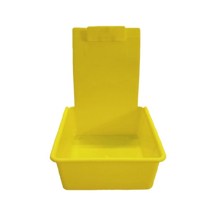 Dental Lab Storage Box With Clip Dental Working Lab Pan For Denture Mold Transport And Organization In Workshop