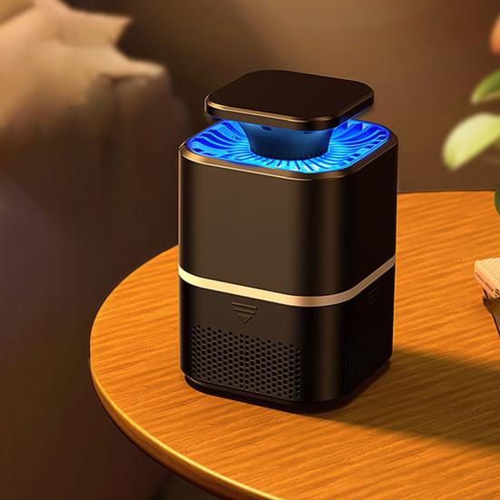 Лампа от комаров с фиолетовым светом Широкий диапазон охвата Низкий уровень шума Безопасно в использовании Энергосберегающая внутренняя ловушка для мух с питанием от USB Уничтожитель насекомых