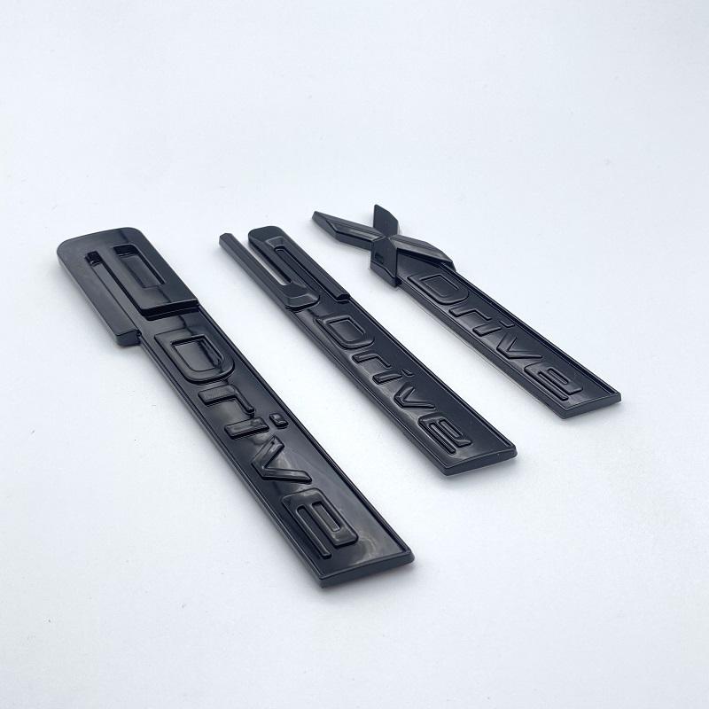 Новые хромированные черные буквы Fender с буквами SDrive XDrive EDrive для BMW 3 4 5 6 7 8 серии X3 X4 X5 X6 Z4 GT, наклейка с логотипом на багажник автомобиля