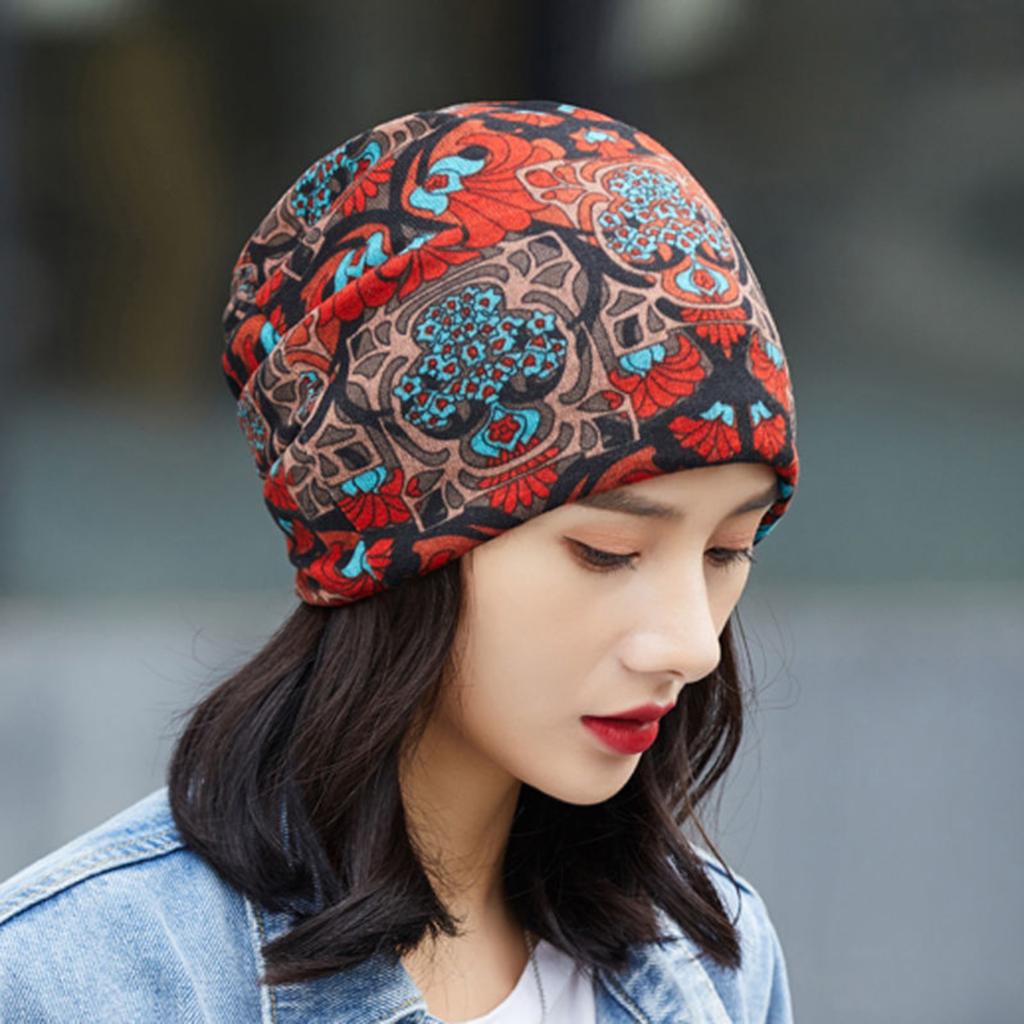 Women's Warm -use Pullover Sports Hat Casual Ear Cap