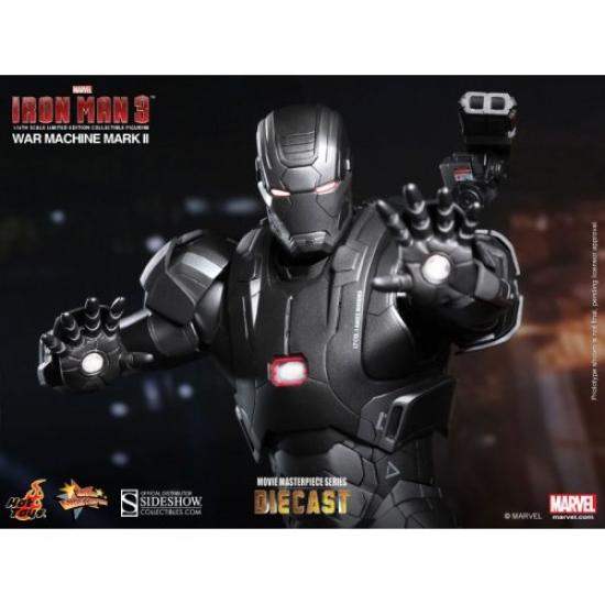 Movie Masterpiece DIECAST Iron Man 3 War Machine Mark 2 Scale Painted Action Figure 1/6 Die-cast