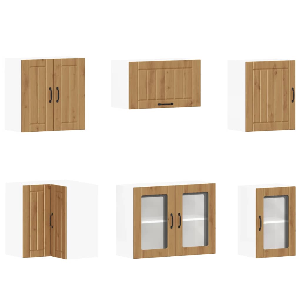 Набор кухонных шкафов из 11 предметов Lucca Дуб Артизан ДСП