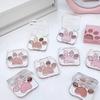 Палитра теней для век Cat Paw, 5 цветов, мерцающие матовые, натуральные, нюдовые, стойкие, водостойкие, с высоким содержанием пигмента, женские тени для век, принадлежности для макияжа глаз