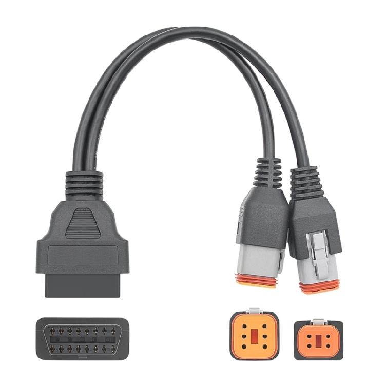 Диагностический кабель Easy Plugs & Play Точная диагностика для мотоцикла с 6+4-контактными интерфейсами Удобный дизайн