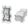 Plastic Path Maker Reusable DIY Garden Pavement Mold Garden Pavement Road Paving Brick Mould for Sidewalk Walkway Path Patio