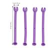 4PCS Heat Resistant Wine Glass Holder Silicone Wine Glass Hanger Stemware Holder  Dishwasher Rack