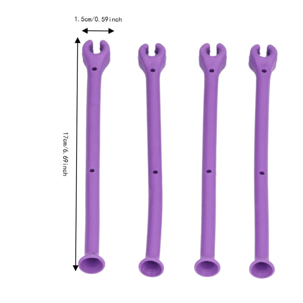 4PCS Heat Resistant Wine Glass Holder Silicone Wine Glass Hanger Stemware Holder Dishwasher Rack