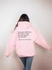Dear Person Behind Me Letter Print Hoodie - European & American Style Sweatshirt Available