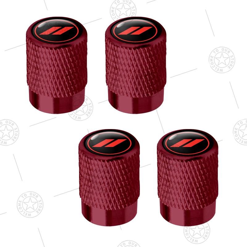 4pcs // Logo Car Wheel Tire Valve Caps Air Stem Aluminum Accessories For Dodge Caliber Viper Magnum Chevrolet Challenger Journey T999