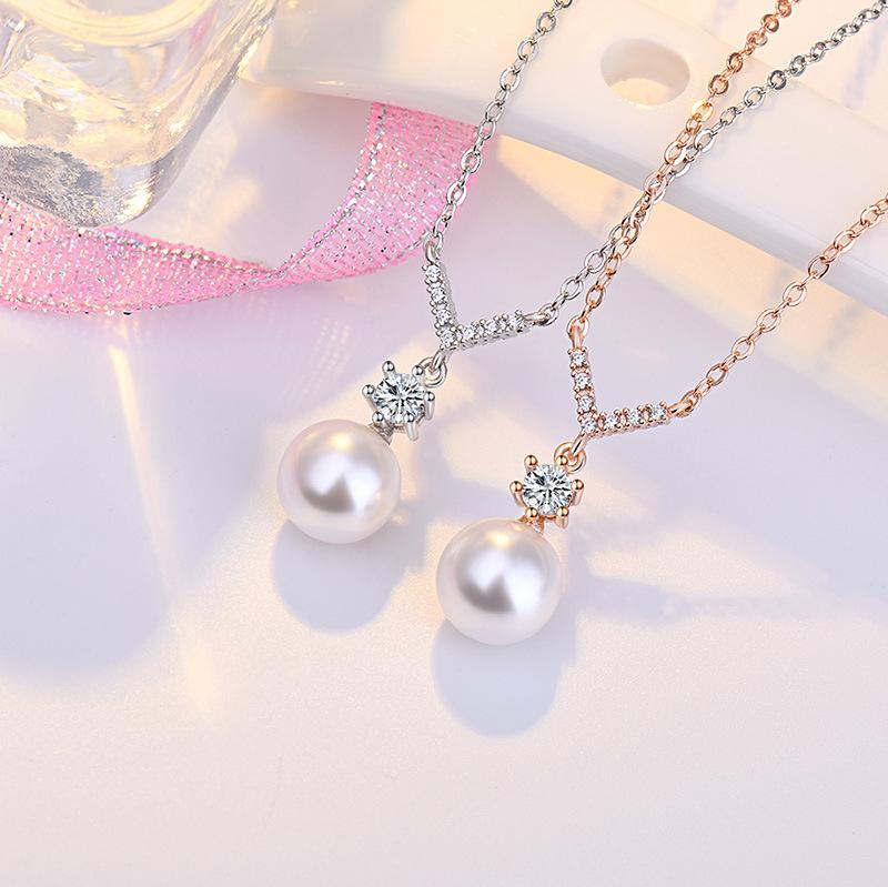 Lindon Women Necklace Pendant Copper Alloy Zircon Fashion Gift