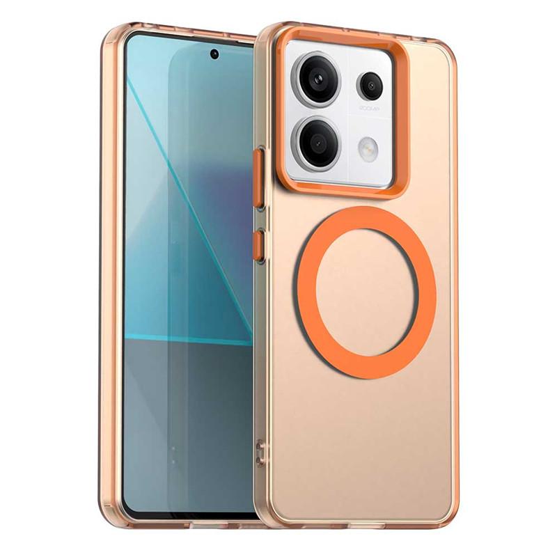Чехол для Xiaomi Redmi Note 13 Pro 5G с поддержкой Magsafe, покрытие для беспроводной зарядки, матовый TPU бампер для задней панели телефона Xiaomi Redmi Note 13 Pro Plus