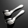 316 Stainless Steel Short Children's Flat Bottom Spoon Small Baby Spoon Feeding Spoon Mother and Baby Store Tableware Gift