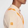 Nike Polo Shirts Men's Yellow Polo Collar Moderate Straight Fit 939084-838