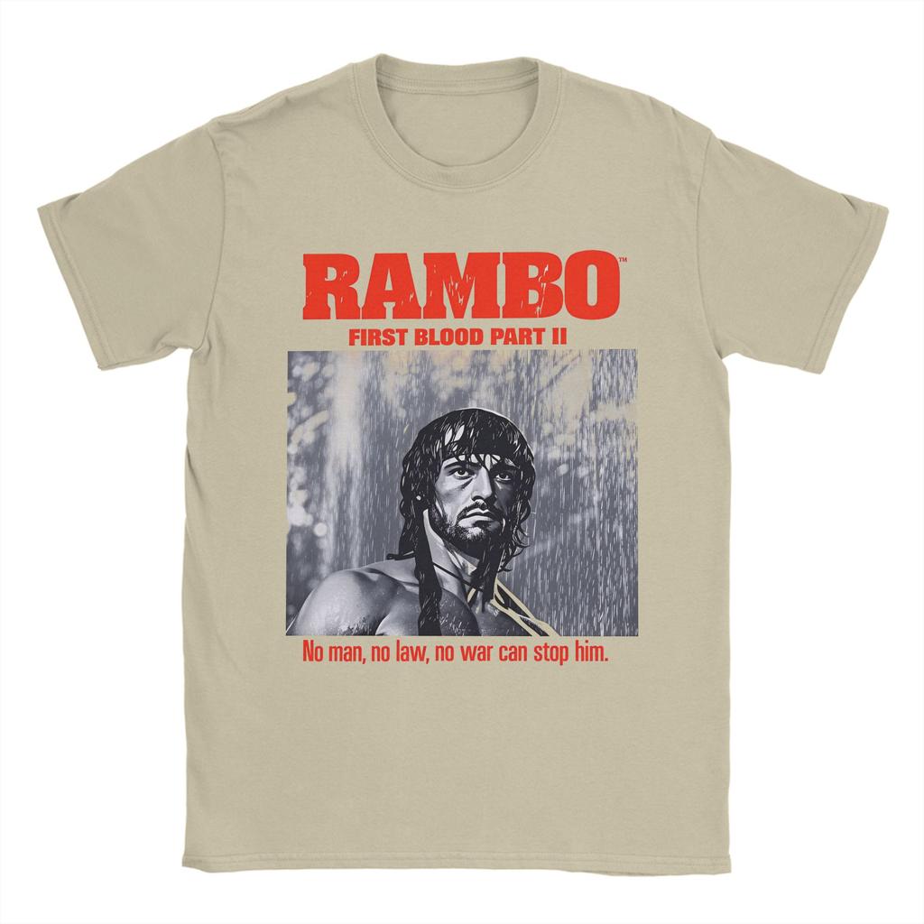 Rambo First Blood John In Ravine I Didnt Do Anything Cotton TShirt For Mens Leisure Tee Shirt Oversize Casual Clothing