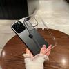 Applicable To IPhone15 Mobile Phone Case PC High Translucent Hard Case 14promax Simple 11 Protective Case