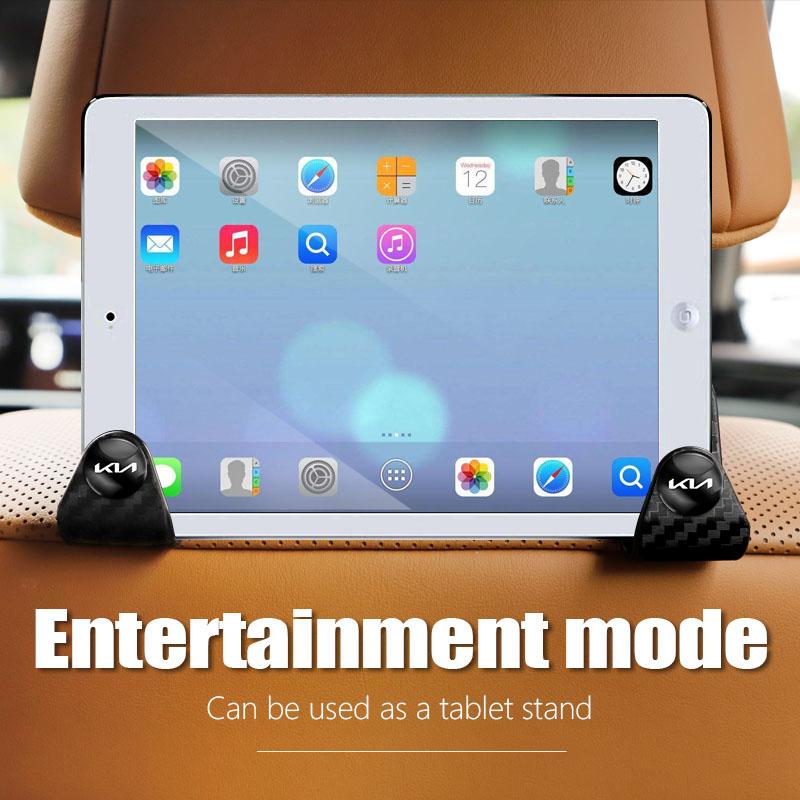 BBEI1 For Kia Morning Picanto Rio Sorento XCeed Soul Cerato Venga Cadenza K9 Se Car Back Seat Hook Hanging Storage Mobile Phone Holder
