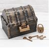 Pirate Treasure Chest Children's Treasure Chest,Retro Plastic Large Treasure Chest Toy