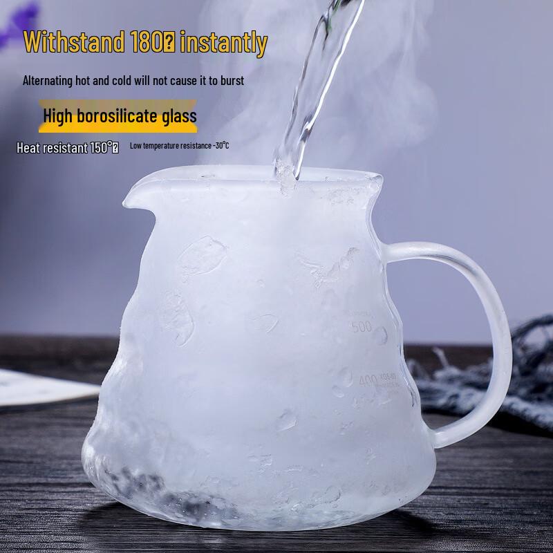 High Borosilicate Glass Cloud Coffee Sharing Pot