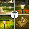 4/1pcs Outdoor Solar Yard Lamp Solar Pathway Lights RGB Color Changing/Warm White Waterproof LED Solar Lights for Garden Path