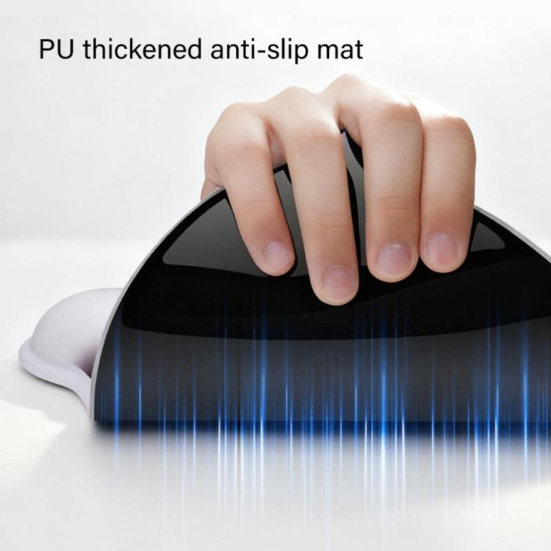 Ergonomic Wrist Support Mouse Pad to Improve Hand Postures and Alleviate Muscle Strain for Designers and Programmers Featuring NonSlip Stability