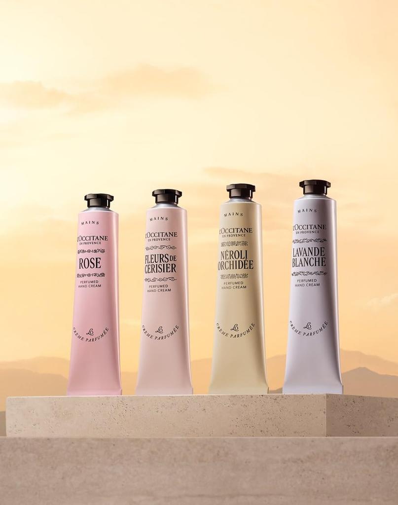 Fleur de Sourisie Сакура Парфюмированный крем для рук Большой Популярный для мужчин и Подарок на день рождения L'OCCITANE (вишня в цвету) Крем, 75 мл, Объем, Увлажняющий, Женский,