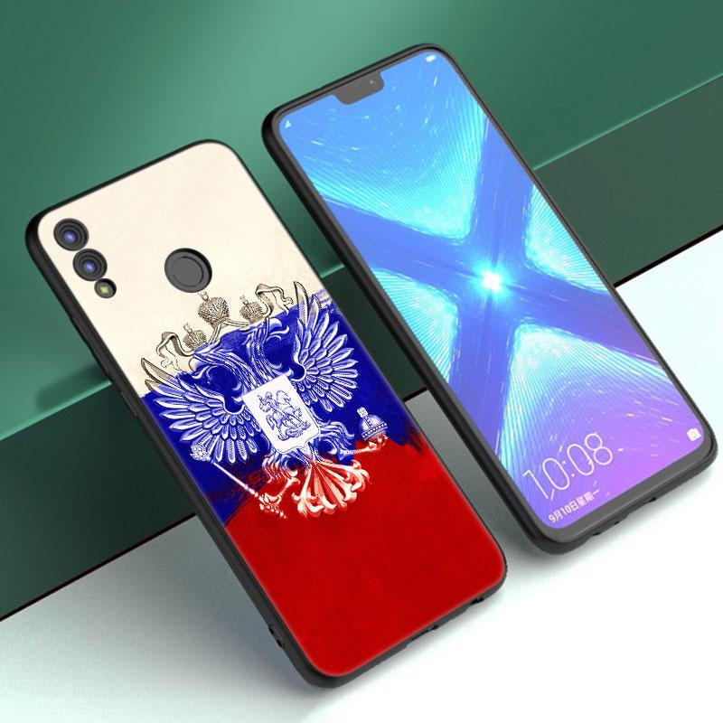Чехол с гербом России и российского флага для Huawei Honor 10X Lite 7A 7S 8A 8S 8C 8X 9A 9C 10i 20i 30i 20S 20E 9X Pro 10 8 Lite