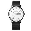 BINBOND Luxury Quartz Wristwatches For Men Luminous Waterproof Week Display Auto Date Men's Watch Stainless Steel Reloj