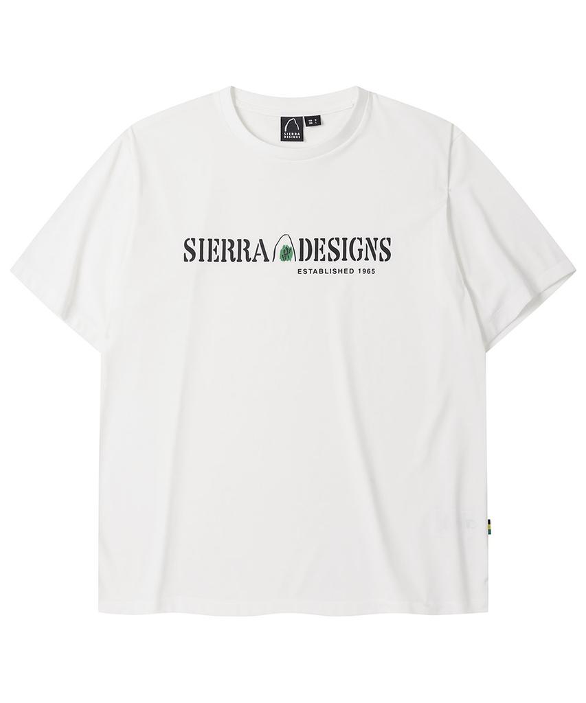 SIERRA DESIGNS Оригинальный логотип Weeklight Короткий рукав Белый
