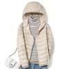 FASHION 2025 Winter Thin Down  Women's Short Hooded Fashion White Duck Down Slim Large Size Lightweight  Winter Clothes