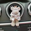 Кристалл Бриллиант Милый Медведь Автомобильный Ароматизатор Духи Клипса Аромат для Воздуховыпускного Отверстия Освежитель Воздуха Декоративные Аксессуары Ароматерапия