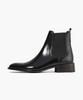 Firenze Atelier Sharpline Minimal Glossy Cowhide Chelsea Boots 3331-B [Black Box]