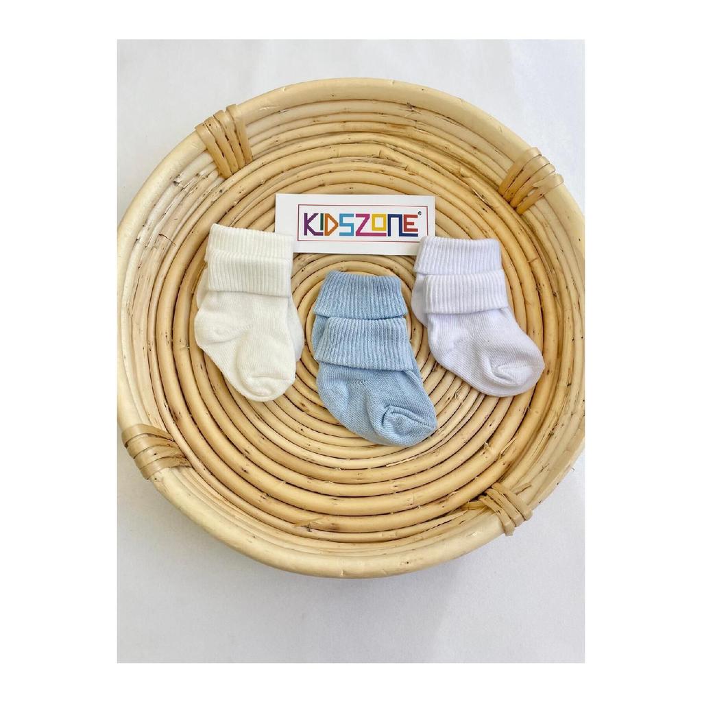 Носки для новорожденных, 3 упаковки, 100% хлопок, носки для новорожденных