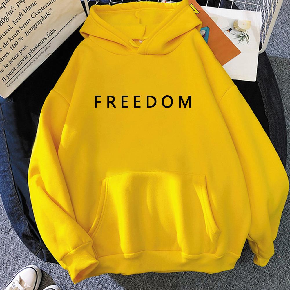 Charlie Kirk FREEDOM Hoodie Print Sweatshirts Men/women Long Sleeve Pullovers Aesthetic Winter Clothing Oversized Pullovers