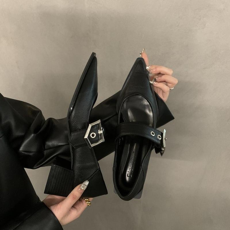 2024 Новые модные женские балетки на низком каблуке с застежкой-молнией и толстой подошвой, легкие высококачественные женские туфли