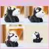 Stuffed Schnauzer Cute Animal Doll Keyring Pendant For Backpack And Car Decor