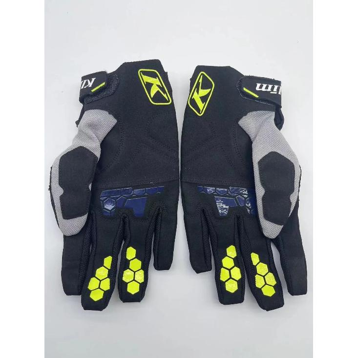 NEW KLIM Motocross Gloves Breathable Touchscreen Full Finger with Anti-Slip Grip for Men & Women - ATV MTB BMX Racing gloves