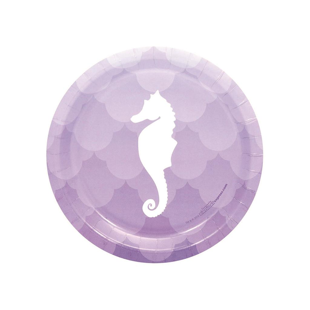 Bristol Novelty Seahorse Party Plates (Pack Of 8)