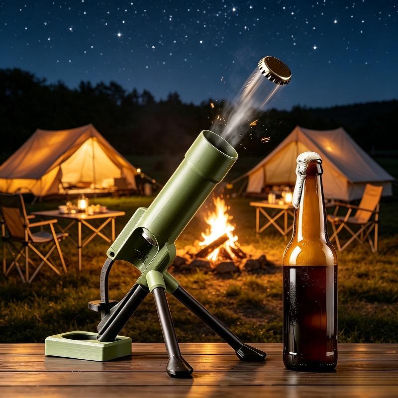 330500Ml Creative Bottle Opener Launch Spring Cap Bottle Opener Kitchen Party Supplies Bar Drinking Tools Kitchen Accessories