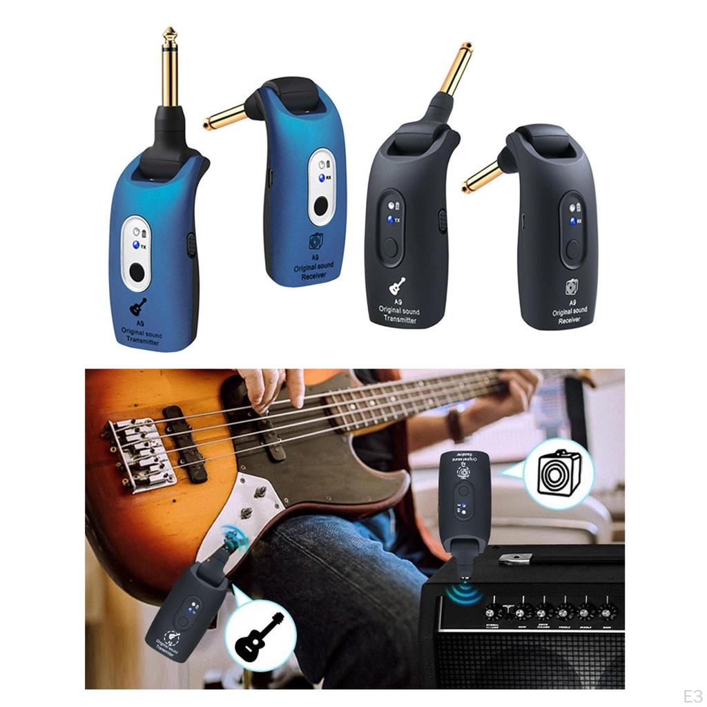 Electric Guitar Transmitter Receiver Electronic Wind Instrument Rechargeable