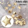 Материал для украшений Украшение для вечеринки Аксессуары для волос Пенопластовые украшения Звезды Орнаменты Тканевые звезды