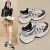 Dad Shoes Women's Shoes 2025 New Popular Autumn Breathable Versatile Little White Shoes Heightened Platform Casual Sports Shoes