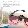 Fishing 8x CPL HD wide nose bridge ergonomic includes carrying binoculars, magnification, hands-free adjustable, triple-color filter, lens, 85°
