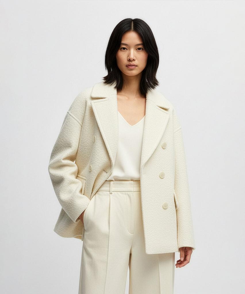 Bose Women'S Boucle Oversized Double Coat 50548664_118