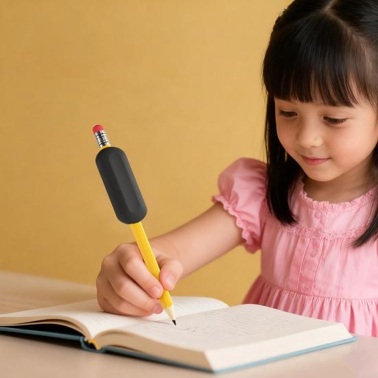 5 шт. Силиконовые насадки для письма, утяжеленные, мягкие на ощупь, улучшают захват ручки